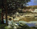 Flußlandschaft bei Bennecourt Claude Monet